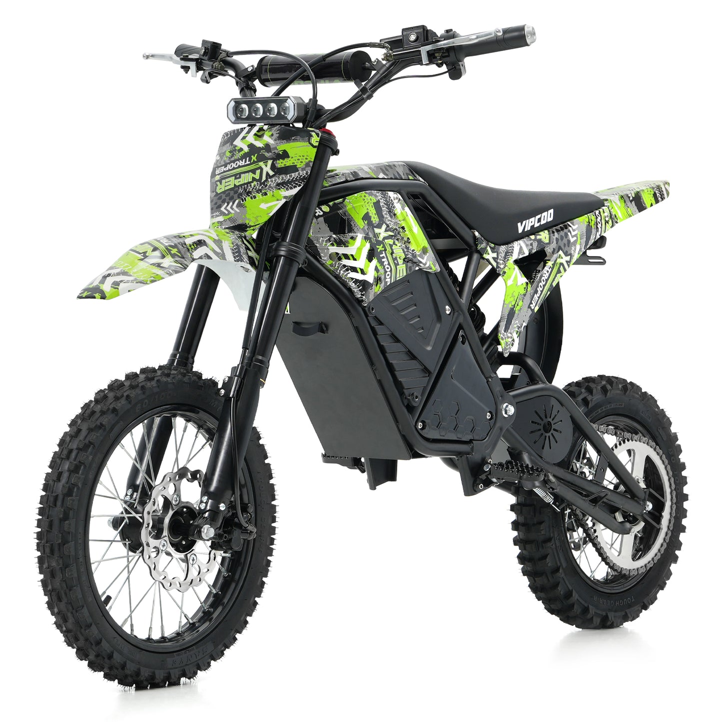 VIPCOO H3 Electric Dirt Bike - Max Speed 37 MPH
