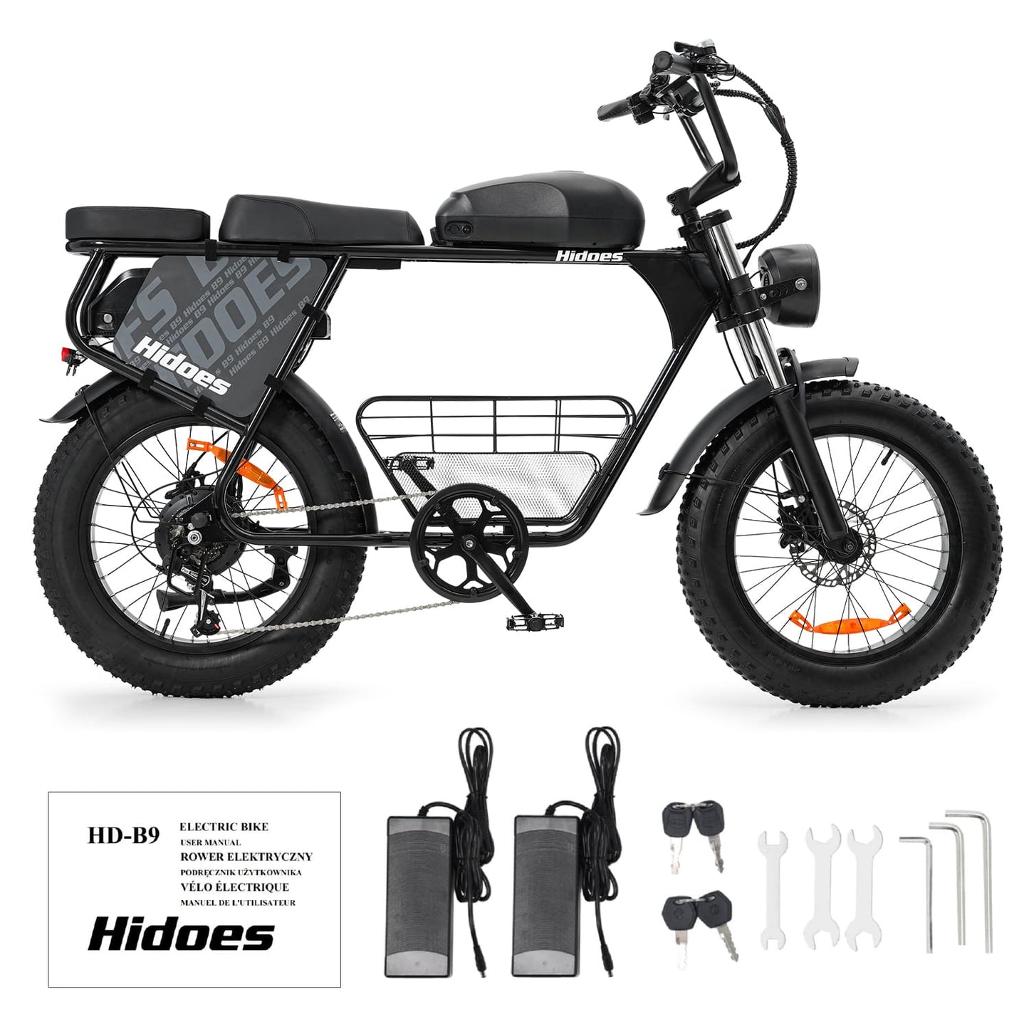 Hidoes B9 Dual Battery Electric Bike