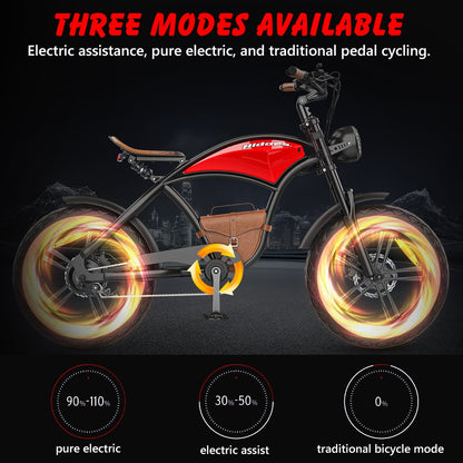 Hidoes B10 Cowboy Fat Tire Electric Bike