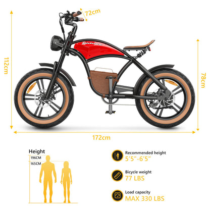 Hidoes B10 Cowboy Fat Tire Electric Bike