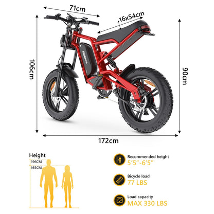 Hidoes B6 Cruiser Electric Bike for Adults