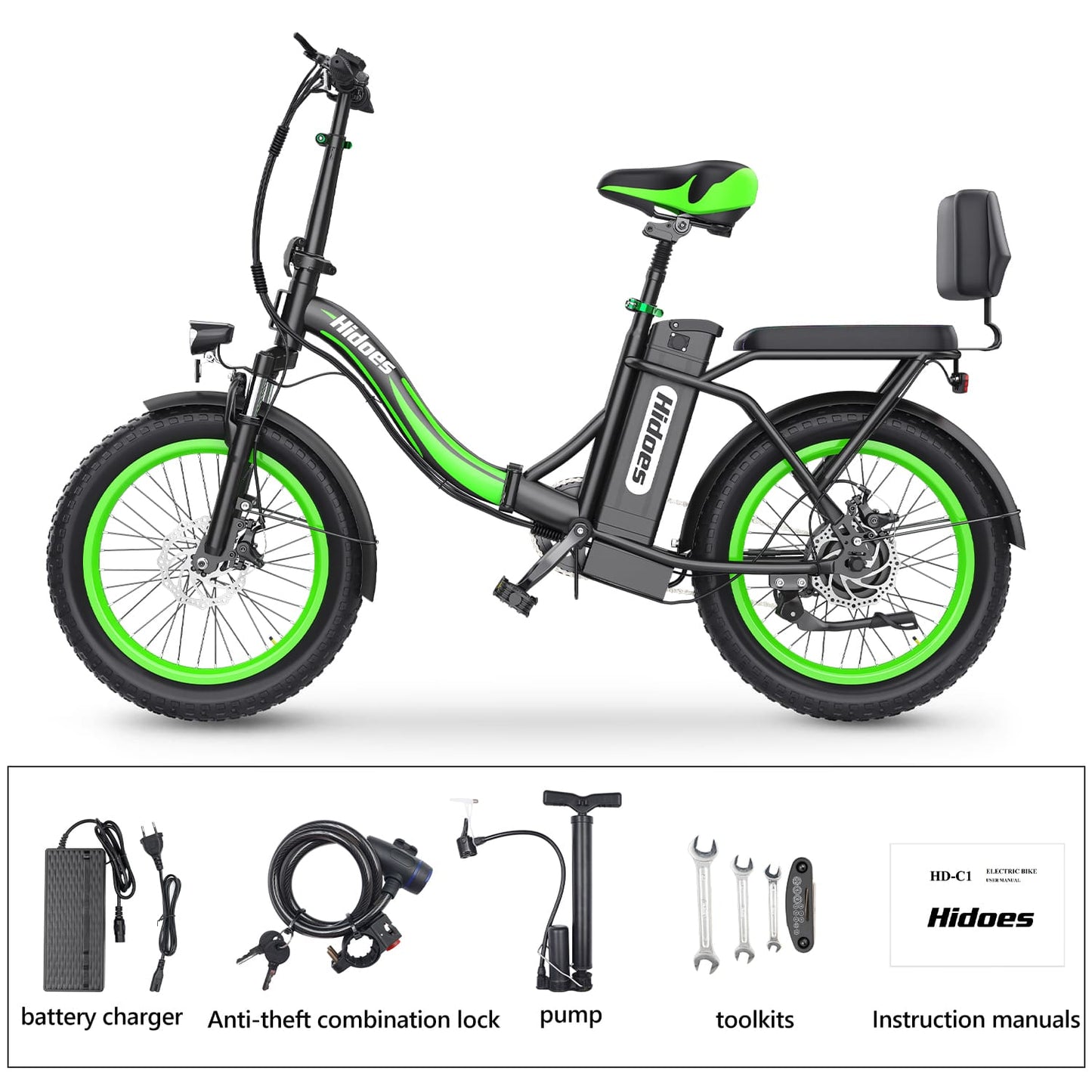 Hidoes C1 Folding Electric Bike for Commuter