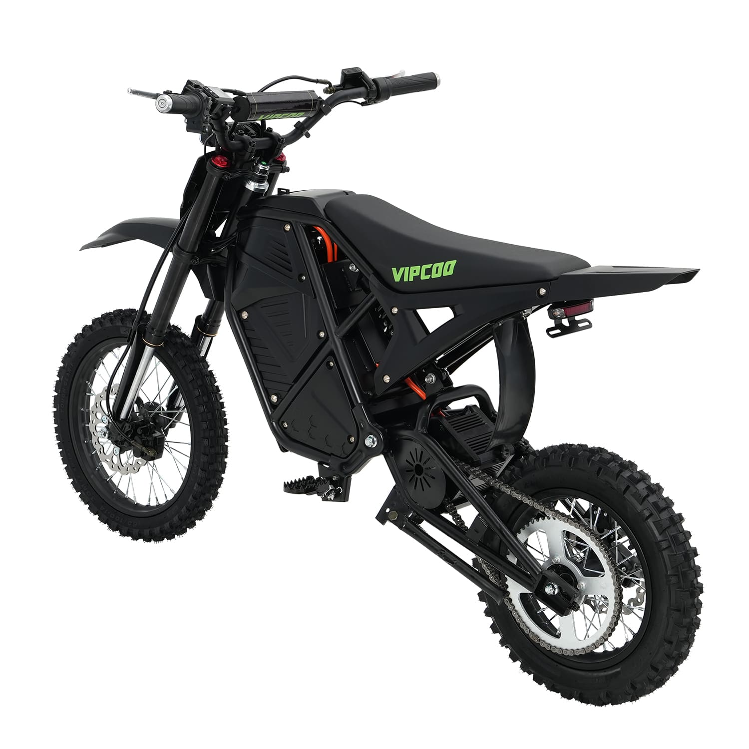 VIPCOO H3 Electric Dirt Bike - Max Speed 37 MPH - Black COLOR