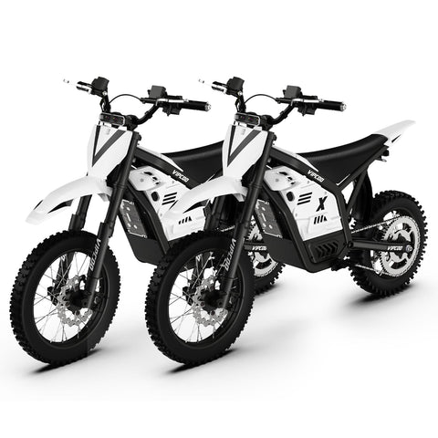 VIPCOO H2 Electric Dirt Bike for Teens & Adults | 3500W Motor | 48V 23Ah Removable Battery | 3-Speed Modes | IPX4 | Ages 12+ | Height 4’7"–5’11" (140–180cm)