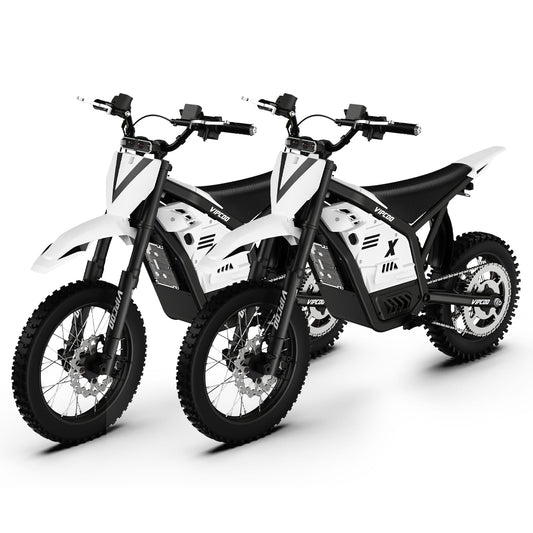 VIPCOO H2 Electric Dirt Bike for Teens & Adults | 3500W Motor | 48V 23Ah Removable Battery | 3-Speed Modes | IPX4 | Ages 12+ | Height 4’7"–5’11" (140–180cm)