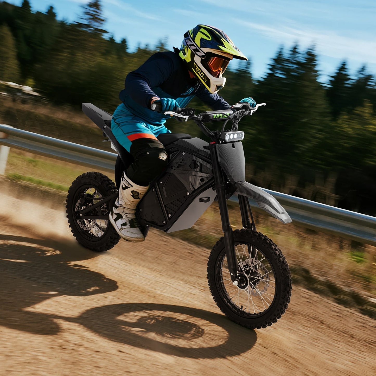 VIPCOO H3 Electric Dirt Bike - Max Speed 39 MPH