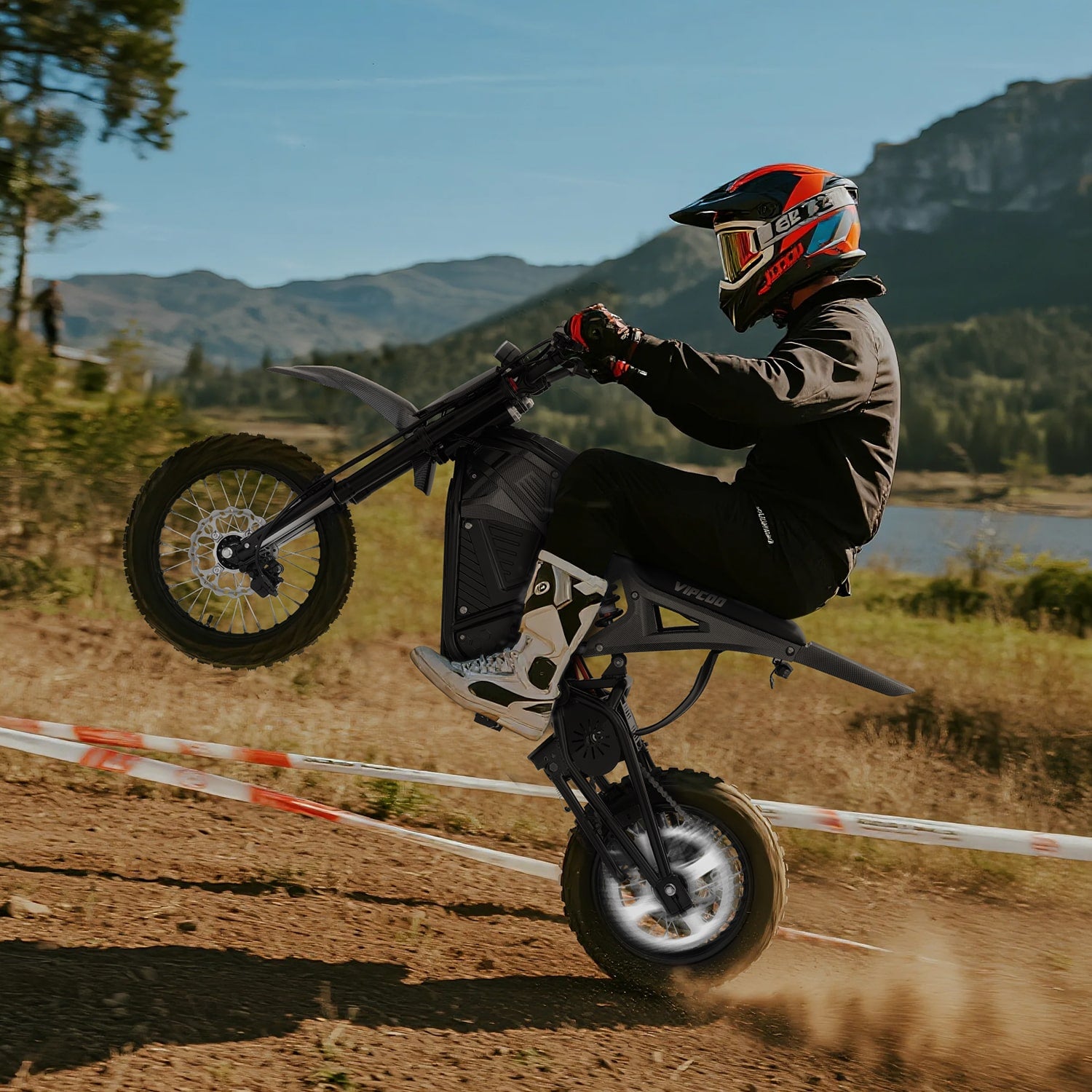 VIPCOO H3 Electric Dirt Bike - Max Speed 39 MPH