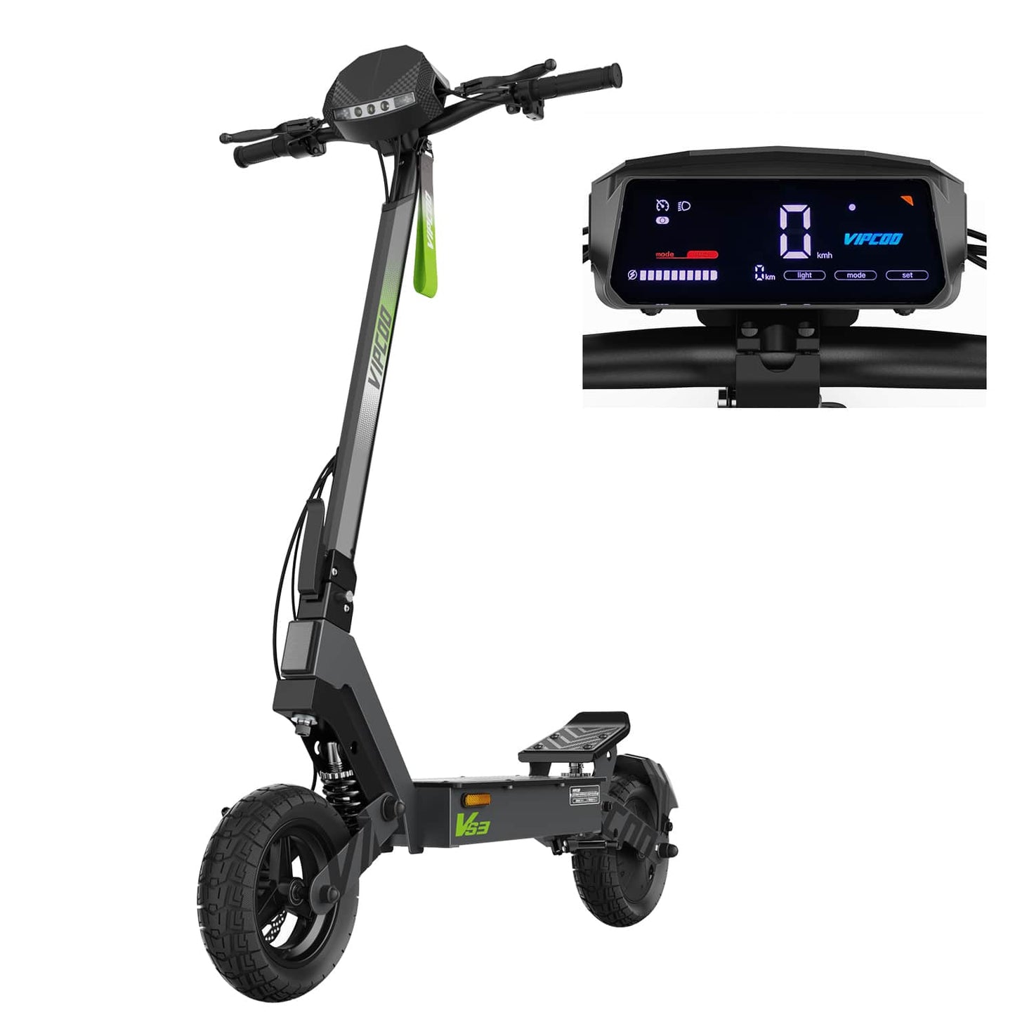 VIPCOO VS3 Touch Screen Electric Scooter for Adults