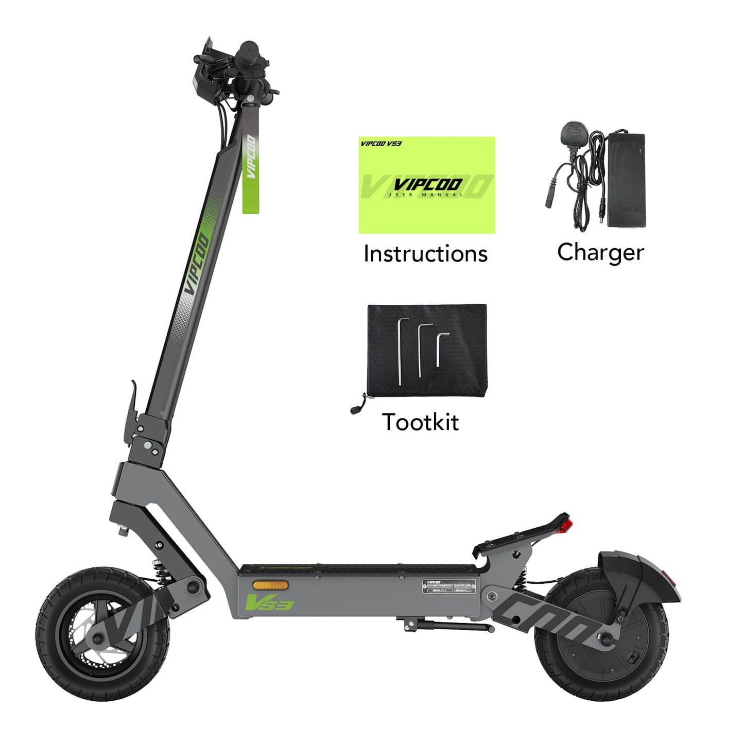 VIPCOO VS3 800W Electric Scooter for Adults