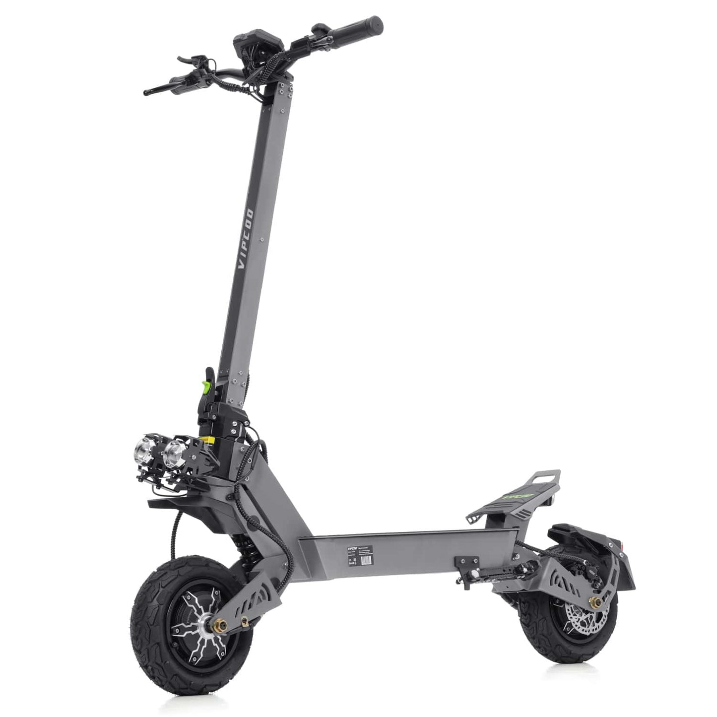 VIPCOO VS9 3600W Dual Motor Off Road Electric Scooter for Adults: Dual 1800W Motors, 60V 26Ah Battery, 40 mph Speed, 56 Miles Range, 330 lbs Load