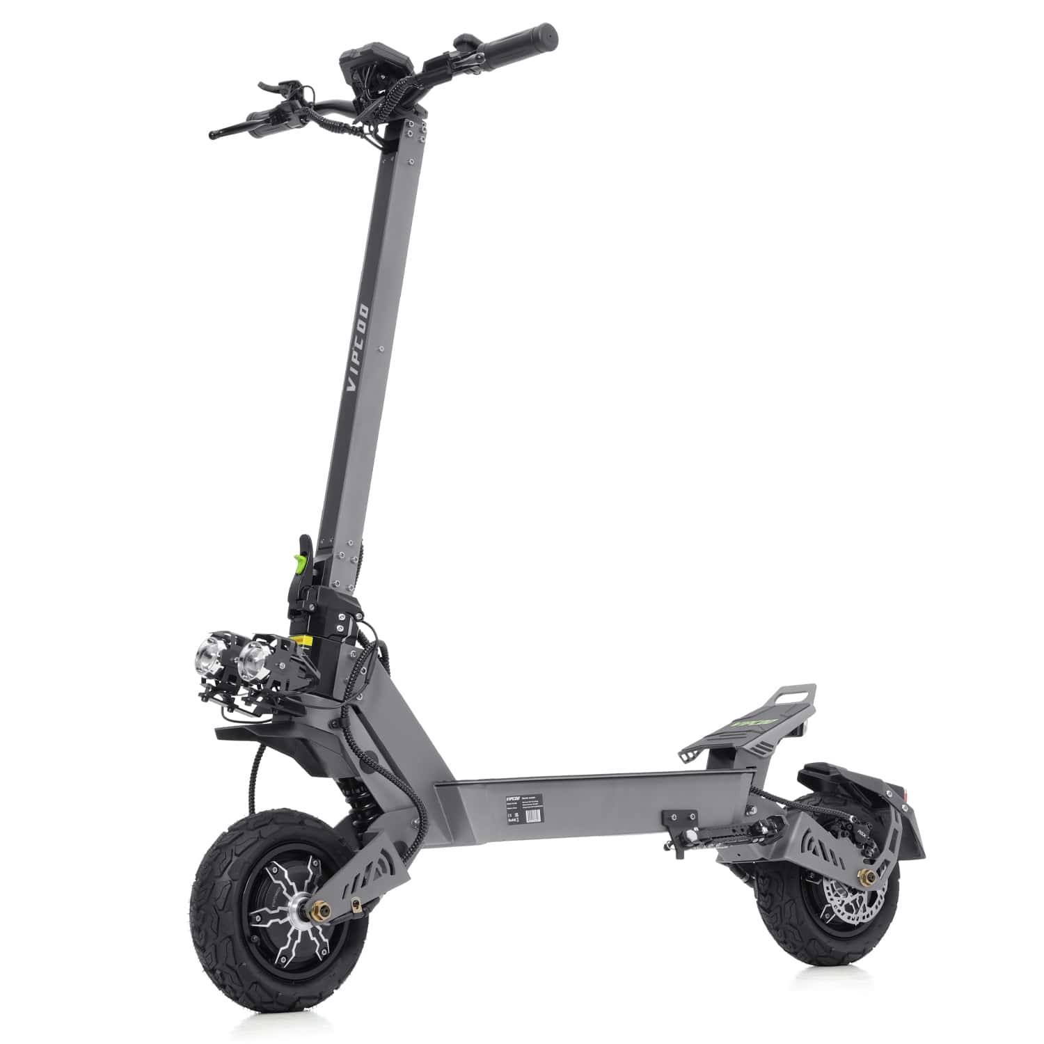VIPCOO VS9 3600W Dual Motor Off Road Electric Scooter for Adults: Dual 1800W Motors, 60V 26Ah Battery, 40 mph Speed, 56 Miles Range, 330 lbs Load