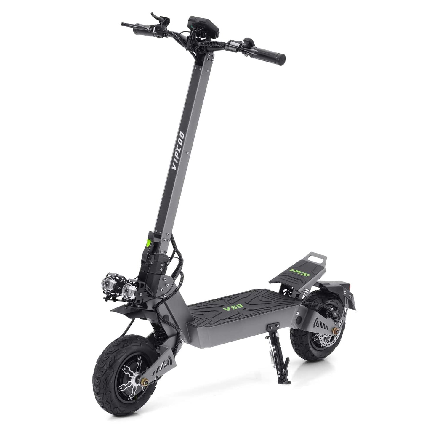 VIPCOO VS9 3600W Dual Motor Off Road Electric Scooter for Adults: Dual 1800W Motors, 60V 26Ah Battery, 40 mph Speed, 56 Miles Range, 330 lbs Load