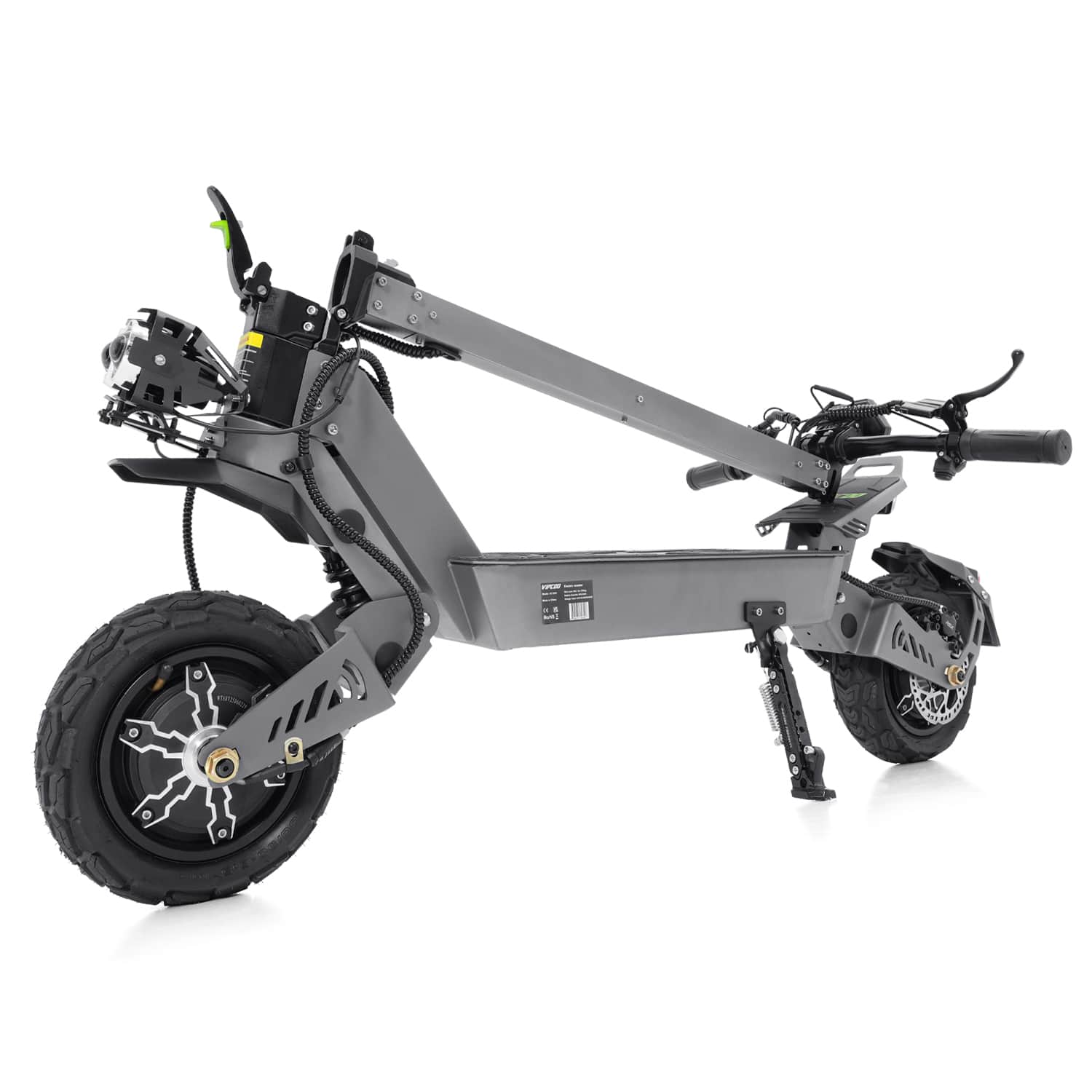 VIPCOO VS9 3600W Dual Motor Off Road Electric Scooter for Adults: Dual 1800W Motors, 60V 26Ah Battery, 40 mph Speed, 56 Miles Range, 330 lbs Load