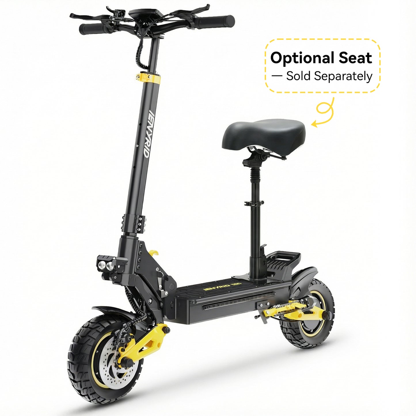 iENYRID ES1 electric scooter with removeable seat, 2400w dual motor electric scooter