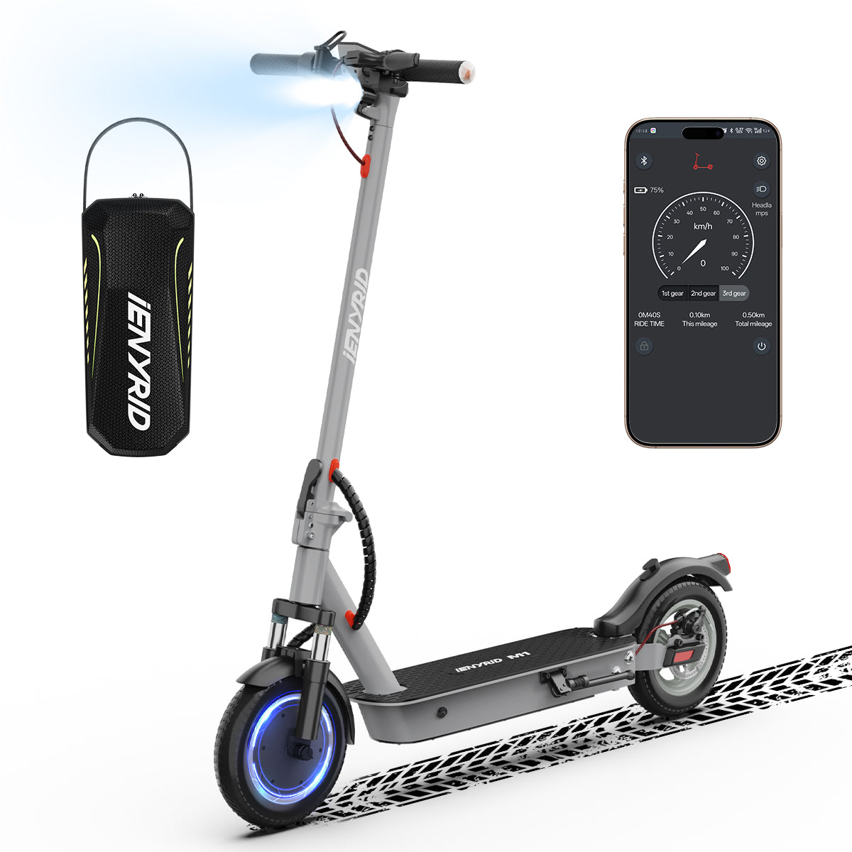 iENYRID M1 Folding Electric Scooter with APP