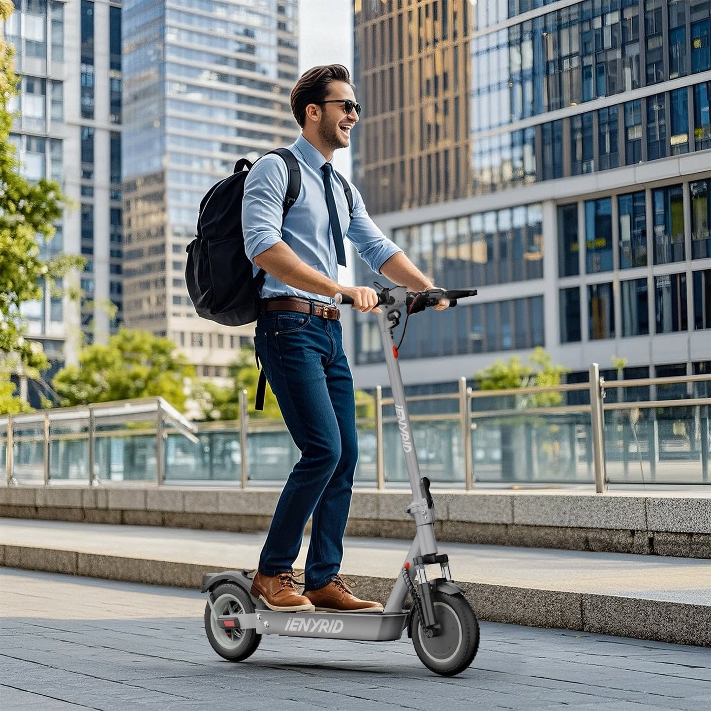 iENYRID M1 500W folding electric scooter for commuting, 450Wh Battery, Max Speed 22Mph, 15-22 Mi Distance, Max Load 265 Lbs, Smart APP control