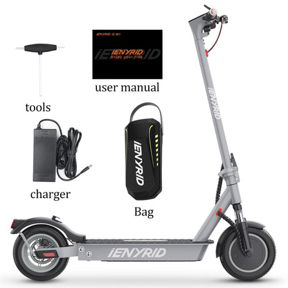 iENYRID M1 500W folding electric scooter for commuting, 450Wh Battery, Max Speed 22Mph, 15-22 Mi Distance, Max Load 265 Lbs, Smart APP control