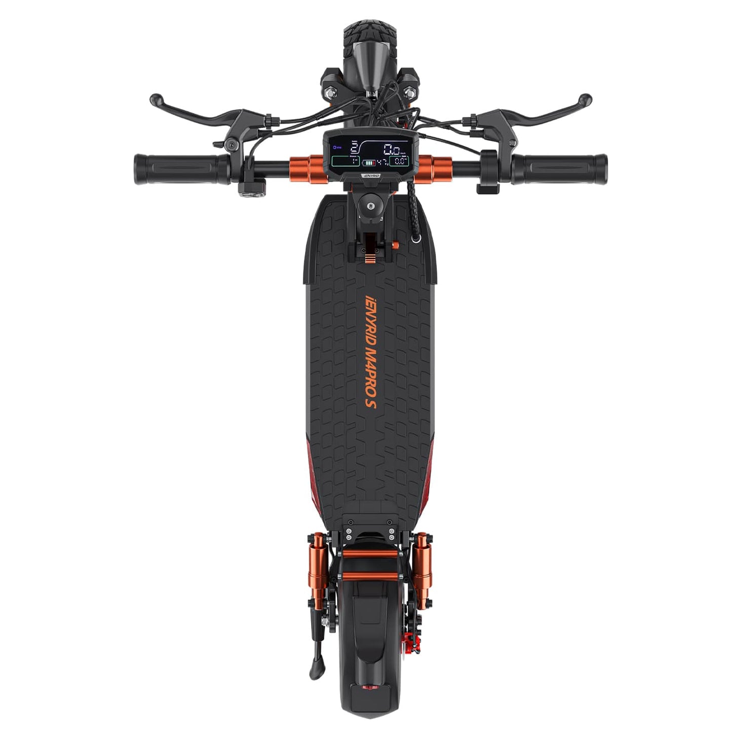 iENYRID M4 Pro S is folding electric scooter with advanced braking, dual suspension, and full safety lighting.