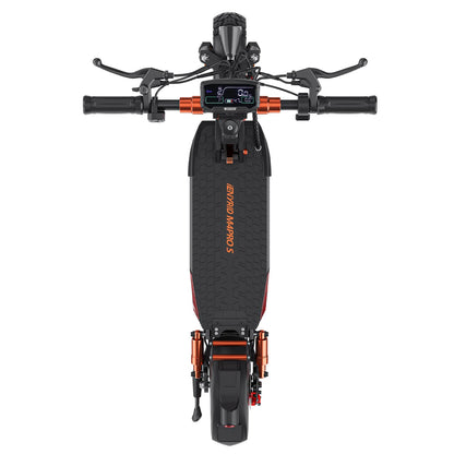 iENYRID M4 Pro S is folding electric scooter with advanced braking, dual suspension, and full safety lighting.