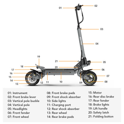 iENYRID S1 700W Electric Scooter for Adults