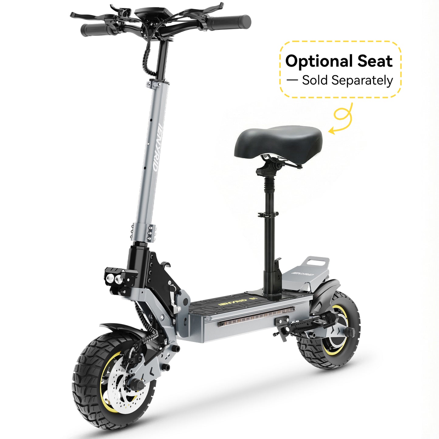 iENYRID S1 electric scooter with seat for adults, 700w off road electric scooter
