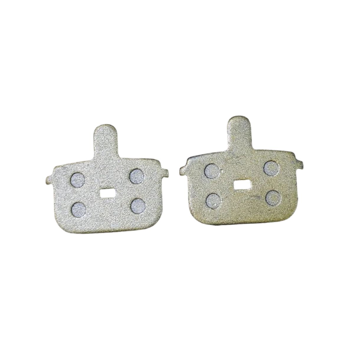 Two ienyrid m4 pro s+ brake pads on a gray background