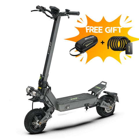 VIPCOO VS9 Dual Motor Electric Scooter | 3600W, 40 mph, 56 Mile Range